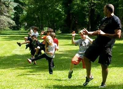 Summer Camp Martial Art Outside Training
